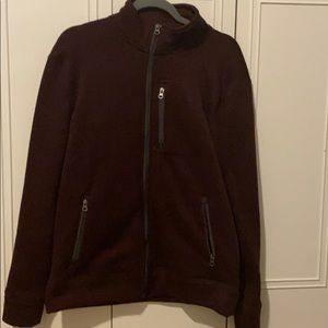 Burgundy Sonoma Polyester Sweater jacket